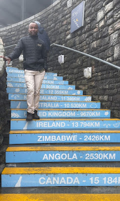 Zoom Africa tour team member on a trip